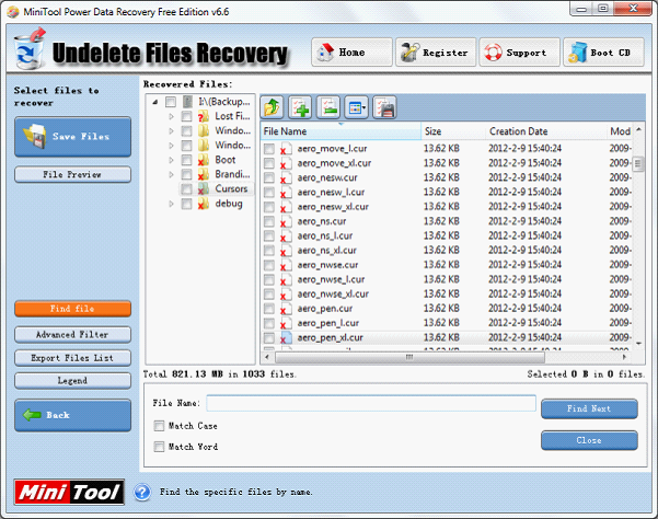 free recover deleted files software