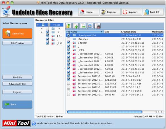 minitool mac data recovery free