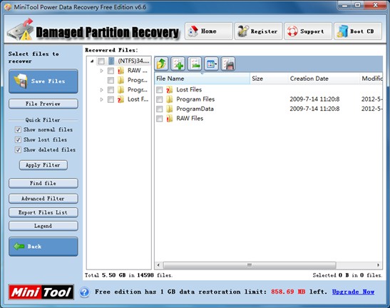 Recover data from formatted hard Partition1