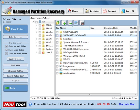 Hard disk partition recovery1