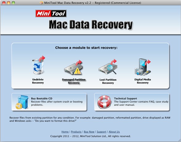 Mac hard disk data recovery program