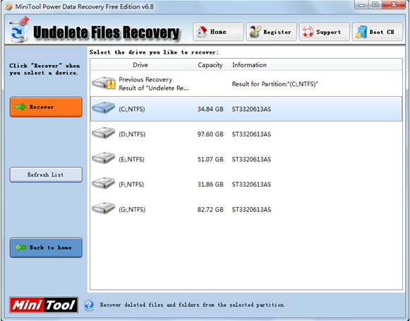 free-data-recovery-program-undelete-recovery-interface