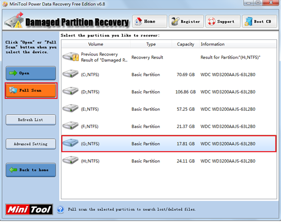 free damaged partition recovery tools