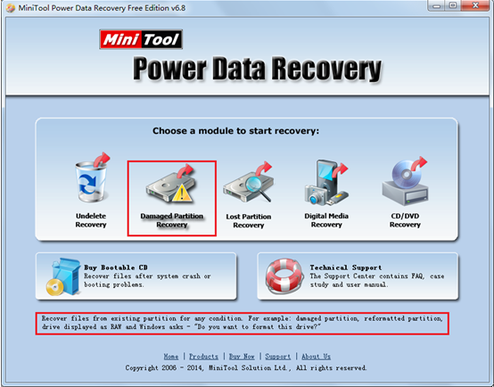 free-data-recovery-software-main-interface