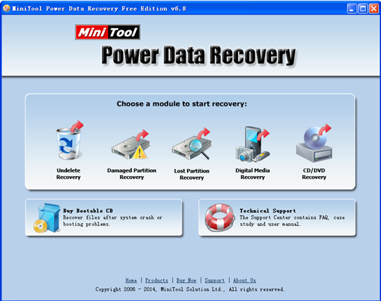 damaged partition recovery minitool