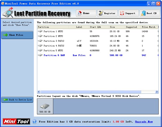 missing partition windows 8