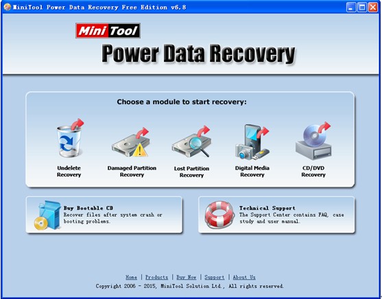 damaged partition recovery minitool